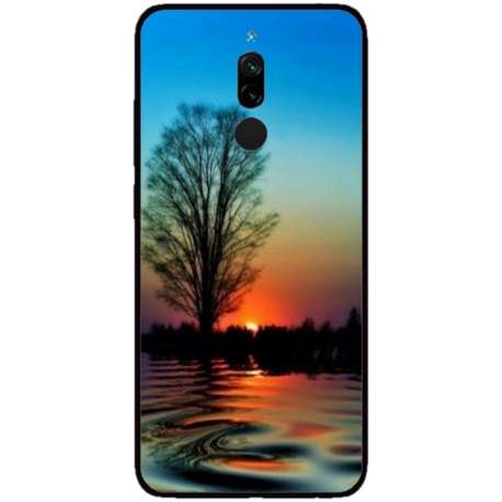 Husa personalizata tip carcasa HQPrint pentru Xiaomi Redmi 8A, model Apus, multicolor, S1D1M0006