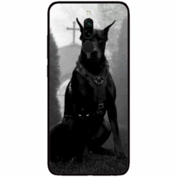 Husa personalizata tip carcasa HQPrint pentru Xiaomi Redmi 8A, model Doberman, multicolor, S1D1M0018