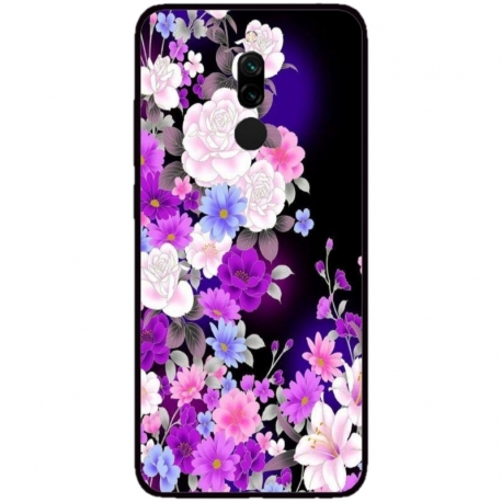 Husa personalizata tip carcasa HQPrint pentru Xiaomi Redmi 8A, model Flowers 3, multicolor, S1D1M0039