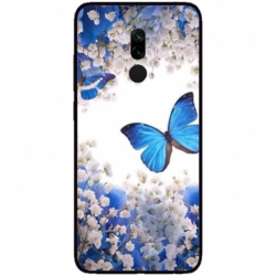 Husa personalizata tip carcasa HQPrint pentru Xiaomi Redmi 8A, model Butterfly 4, multicolor, S1D1M0041
