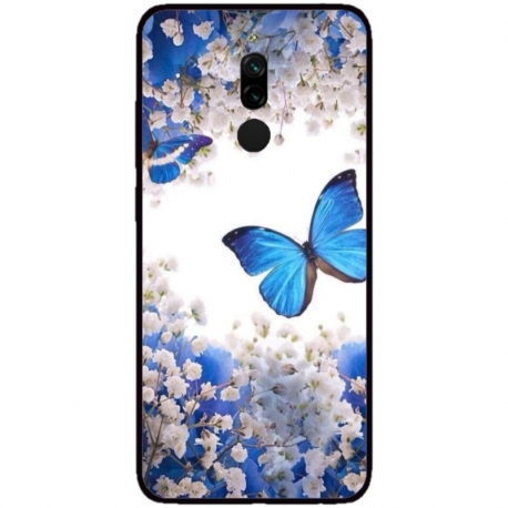 Husa personalizata tip carcasa HQPrint pentru Xiaomi Redmi 8A, model Butterfly 4, multicolor, S1D1M0041
