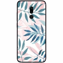 Husa personalizata tip carcasa HQPrint pentru Xiaomi Redmi 8A, model Leaf Design 1, multicolor, S1D1M0044