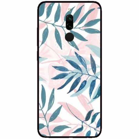 Husa personalizata tip carcasa HQPrint pentru Xiaomi Redmi 8A, model Leaf Design 1, multicolor, S1D1M0044