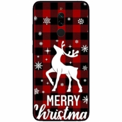 Husa personalizata tip carcasa HQPrint pentru Xiaomi Redmi 8A, model Merry Christmas Reindeer 2, multicolor, S1D1M0050
