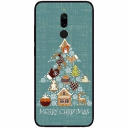 Husa personalizata tip carcasa HQPrint pentru Xiaomi Redmi 8A, model Merry Christmas 1, multicolor, S1D1M0056