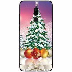 Husa personalizata tip carcasa HQPrint pentru Xiaomi Redmi 8A, model Christmas Tree 1, multicolor, S1D1M0057