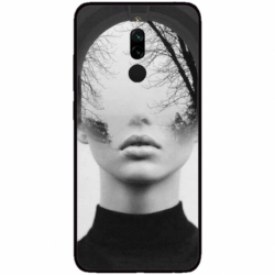 Husa personalizata tip carcasa HQPrint pentru Xiaomi Redmi 8A, model Abstract Lady, multicolor, S1D1M0066