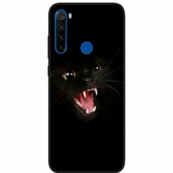 Husa personalizata tip carcasa HQPrint pentru Xiaomi Redmi 9, model Black Cat 2, multicolor, S1D1M0016