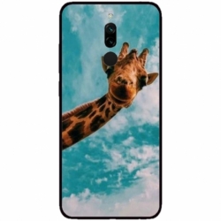 Husa personalizata tip carcasa HQPrint pentru Xiaomi Redmi 8A, model Giraffe 2, multicolor, S1D1M0096