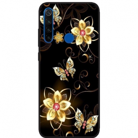 Husa personalizata tip carcasa HQPrint pentru Xiaomi Redmi 9, model Butterfly 5, multicolor, S1D1M0042