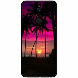 Husa personalizata tip carcasa HQPrint pentru Xiaomi Redmi 8A, model Beach View 1, multicolor, S1D1M0136