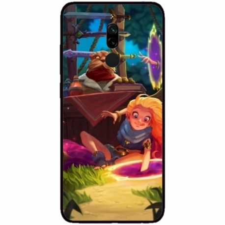 Husa personalizata tip carcasa HQPrint pentru Xiaomi Redmi 8A, model Tangled, multicolor, S1D1M0150