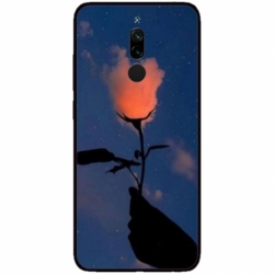 Husa personalizata tip carcasa HQPrint pentru Xiaomi Redmi 8A, model Sky Flower, multicolor, S1D1M0159