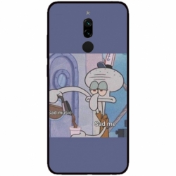 Husa personalizata tip carcasa HQPrint pentru Xiaomi Redmi 8A, model Squidward 1, multicolor, S1D1M0161
