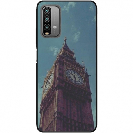 Husa personalizata tip carcasa HQPrint pentru Xiaomi Redmi 9T, model Big Ben 1, multicolor, S1D1M0013