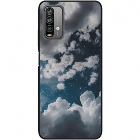 Husa personalizata tip carcasa HQPrint pentru Xiaomi Redmi 9T, model Blue Sky, multicolor, S1D1M0023