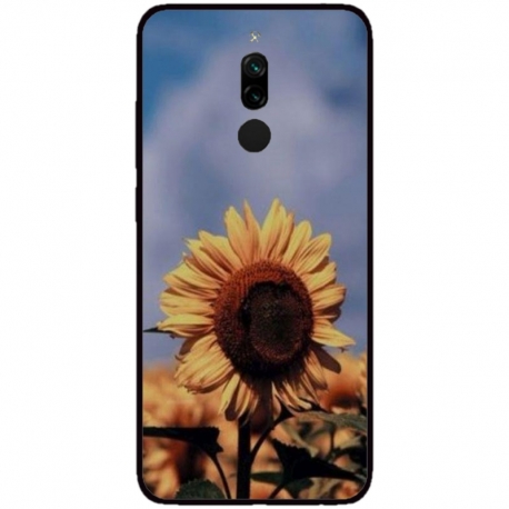 Husa personalizata tip carcasa HQPrint pentru Xiaomi Redmi 8A, model Sunflower 1, multicolor, S1D1M0193