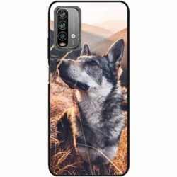 Husa personalizata tip carcasa HQPrint pentru Xiaomi Redmi 9T, model Dog 1, multicolor, S1D1M0064