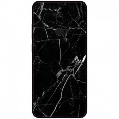 Husa personalizata tip carcasa HQPrint pentru Xiaomi Redmi 8A, model Black Marble, multicolor, S1D1M0229