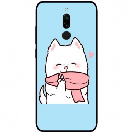 Husa personalizata tip carcasa HQPrint pentru Xiaomi Redmi 8A, model Cute Puppy, multicolor, S1D1M0232
