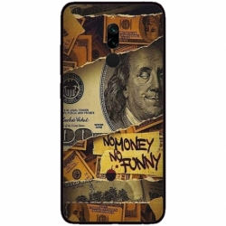 Husa personalizata tip carcasa HQPrint pentru Xiaomi Redmi 8A, model No Money No Funny, multicolor, S1D1M0262