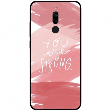 Husa personalizata tip carcasa HQPrint pentru Xiaomi Redmi 8A, model You are Strong, multicolor, S1D1M0275