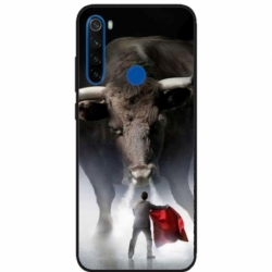 Husa personalizata tip carcasa HQPrint pentru Xiaomi Redmi 9, model Bull, multicolor, S1D1M0205