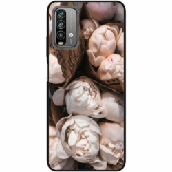 Husa personalizata tip carcasa HQPrint pentru Xiaomi Redmi 9T, model Flowers 6, multicolor, S1D1M0139