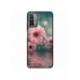Husa personalizata tip carcasa HQPrint pentru Xiaomi Redmi 9T, model Flowers 7, multicolor, S1D1M0140