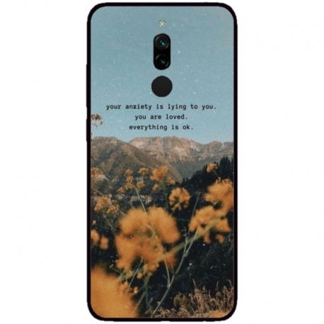 Husa personalizata tip carcasa HQPrint pentru Xiaomi Redmi 8A, model Quote 1, multicolor, S1D1M0306