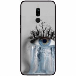 Husa personalizata tip carcasa HQPrint pentru Xiaomi Redmi 8A, model Teary Eye, multicolor, S1D1M0307