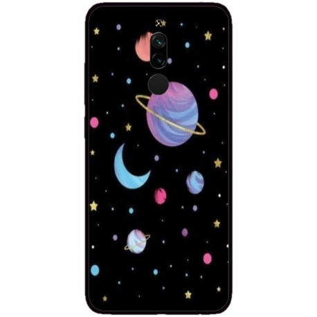 Husa personalizata tip carcasa HQPrint pentru Xiaomi Redmi 8A, model Colorful 6, multicolor, S1D1M0311