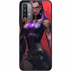 Husa personalizata tip carcasa HQPrint pentru Xiaomi Redmi 9T, model Valorant, multicolor, S1D1M0157