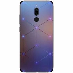 Husa personalizata tip carcasa HQPrint pentru Xiaomi Redmi 8A, model Square, multicolor, S1D1M0315