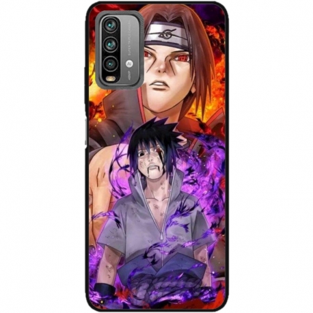 Husa personalizata tip carcasa HQPrint pentru Xiaomi Redmi 9T, model Naruto 3, multicolor, S1D1M0162