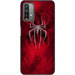 Husa personalizata tip carcasa HQPrint pentru Xiaomi Redmi 9T, model Spiderman 1, multicolor, S1D1M0167