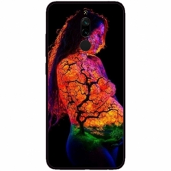 Husa personalizata tip carcasa HQPrint pentru Xiaomi Redmi 8A, model Colorful 7, multicolor, S1D1M0324