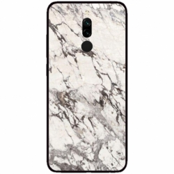Husa personalizata tip carcasa HQPrint pentru Xiaomi Redmi 8A, model White Marble, multicolor, S1D1M0325