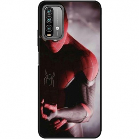 Husa personalizata tip carcasa HQPrint pentru Xiaomi Redmi 9T, model Spiderman 6, multicolor, S1D1M0172