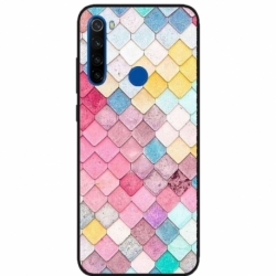 Husa personalizata tip carcasa HQPrint pentru Xiaomi Redmi 9, model Color Scales, multicolor, S1D1M0258