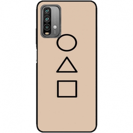 Husa personalizata tip carcasa HQPrint pentru Xiaomi Redmi 9T, model Squid Game 1, multicolor, S1D1M0173