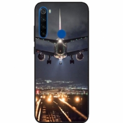 Husa personalizata tip carcasa HQPrint pentru Xiaomi Redmi 9, model Airplane Landing, multicolor, S1D1M0266