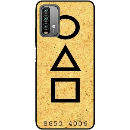 Husa personalizata tip carcasa HQPrint pentru Xiaomi Redmi 9T, model Squid Game 9, multicolor, S1D1M0181
