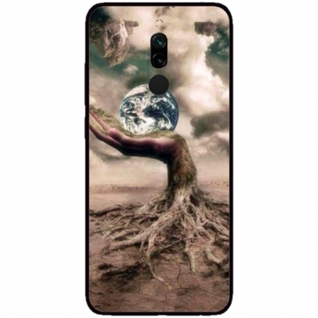 Husa personalizata tip carcasa HQPrint pentru Xiaomi Redmi 8A, model Abstract 4, multicolor, S1D1M0339