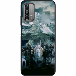 Husa personalizata tip carcasa HQPrint pentru Xiaomi Redmi 9T, model Lord of the Rings 1, multicolor, S1D1M0189