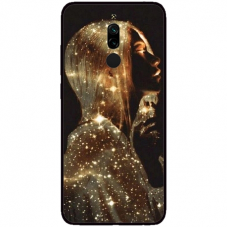 Husa personalizata tip carcasa HQPrint pentru Xiaomi Redmi 8A, model Golden Girl, multicolor, S1D1M0350
