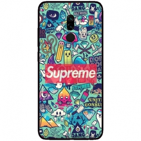 Husa personalizata tip carcasa HQPrint pentru Xiaomi Redmi 8A, model Supreme, multicolor, S1D1M0360