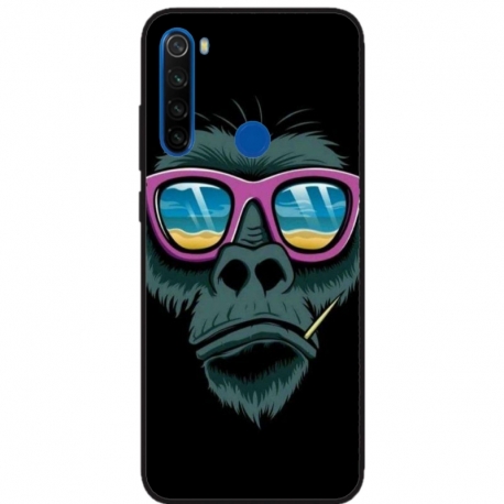 Husa personalizata tip carcasa HQPrint pentru Xiaomi Redmi 9, model Gorilla, multicolor, S1D1M0288