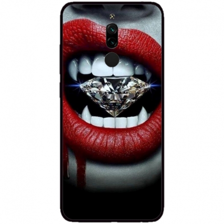 Husa personalizata tip carcasa HQPrint pentru Xiaomi Redmi 8A, model Diamond Vampire, multicolor, S1D1M0370