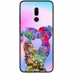Husa personalizata tip carcasa HQPrint pentru Xiaomi Redmi 8A, model Colorful Love, multicolor, S1D1M0376